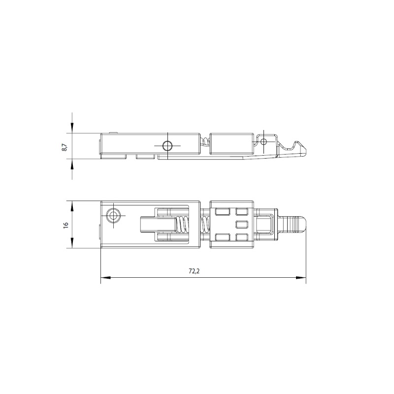 Mechanische Feststelleinheit Boxer 12 mm – Bild 2