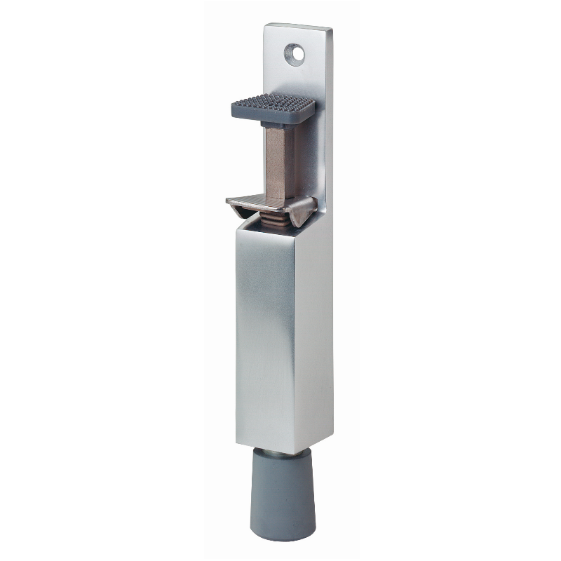 KWS-1081-Tuerfeststeller KWS 1081 Türfeststeller - 30 mm Hub - silber lackiert