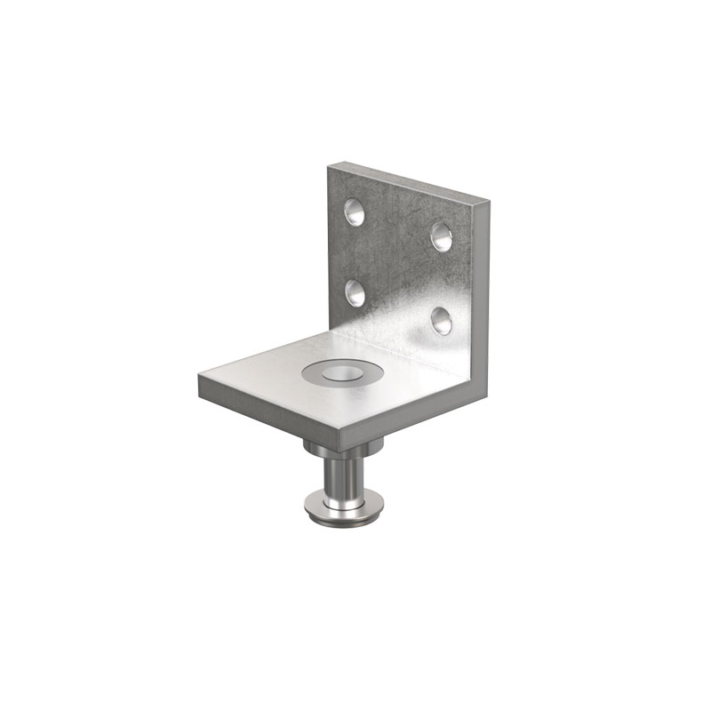 Dictator Befestigungswinkel TB 40x40x40 mm 205262 für Türöffnungsbegrenzer, verzinkt