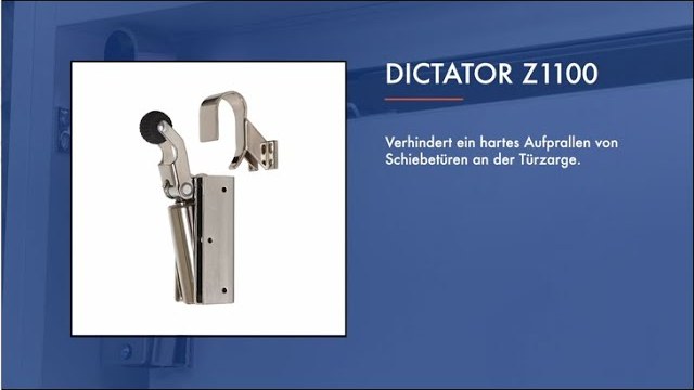 Video: Türdämpfer Z 1100 für Schiebetüren