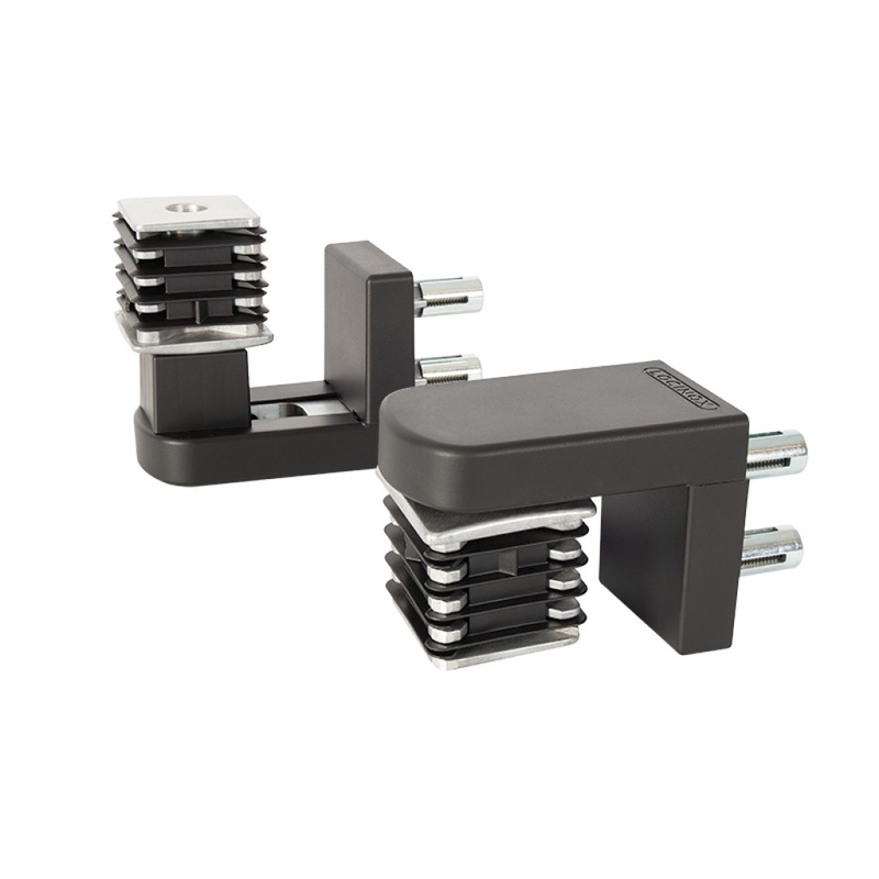 Locinox NOSEHINGE-I-50 Torband Set — Produktansicht schwarz
