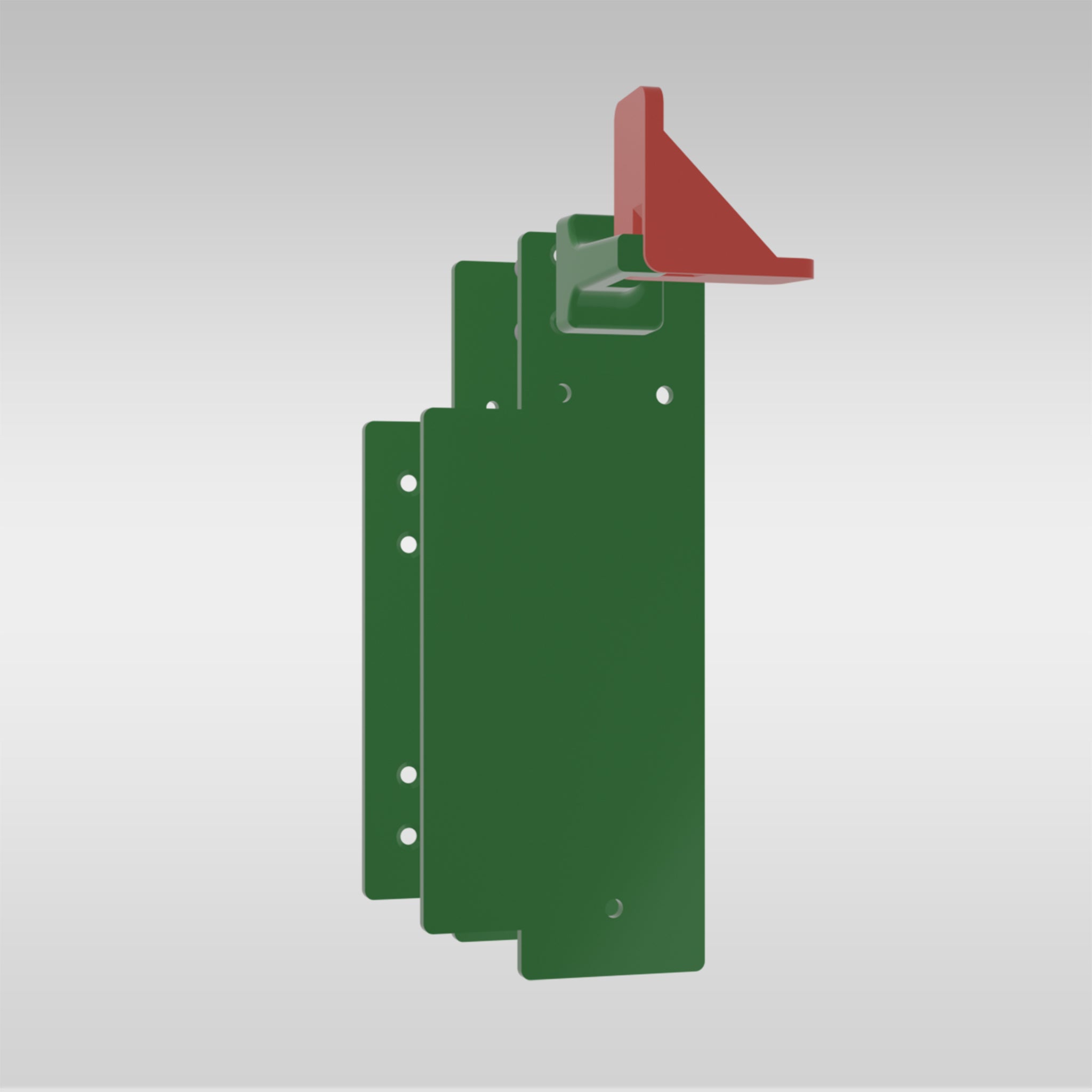 AlertLatch TWU210-EHTW-MPF101, Lieferumfang mit Montageplatte und Abdeckplatte