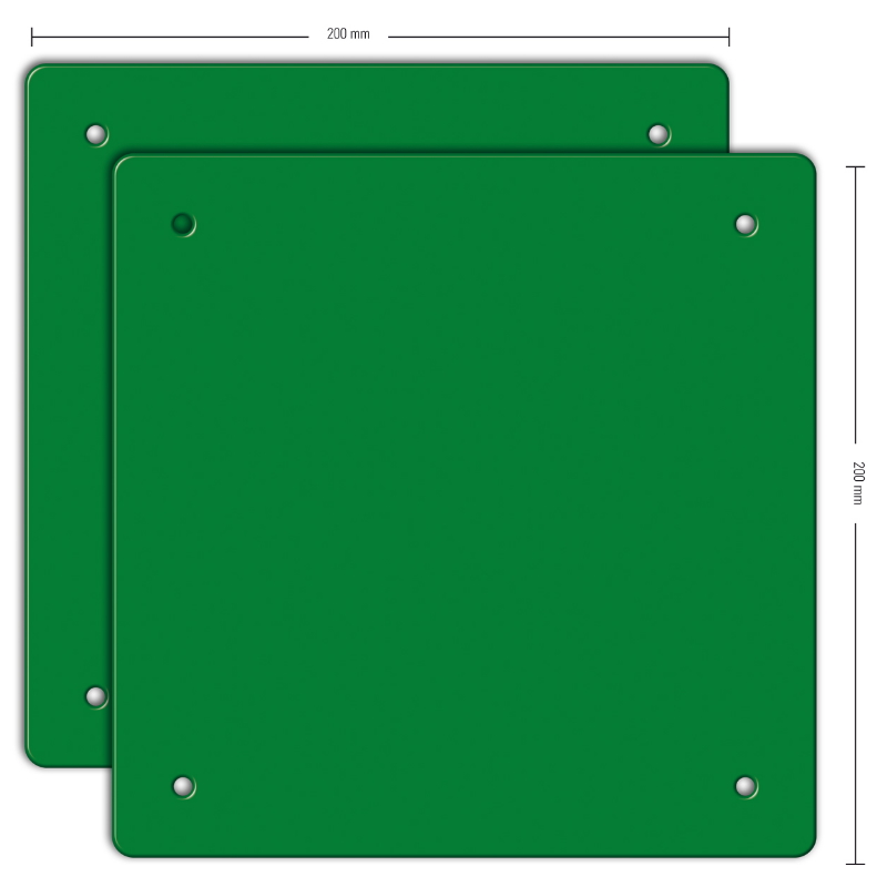 GfS Montageplatte für Zaunanlagen - Gittertüren