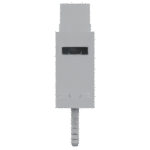 KWS 1011 Türfeststeller - silber lackiert