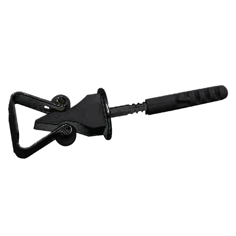 KWS 1165 03 Türfeststeller, schwarz einbrennlackiert