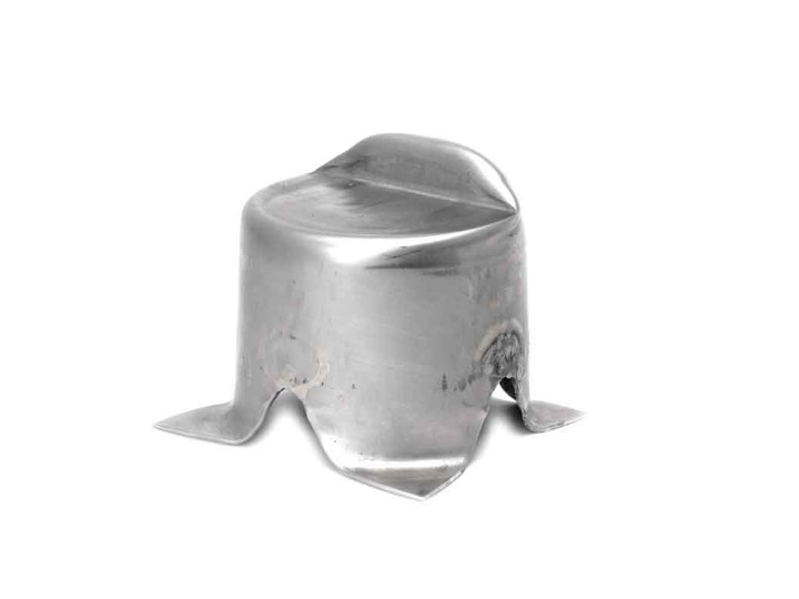 Auflaufschuh-Edelstahl-klein Auflaufschuh aus Edelstahl roh, Anschlaghöhe 18 mm