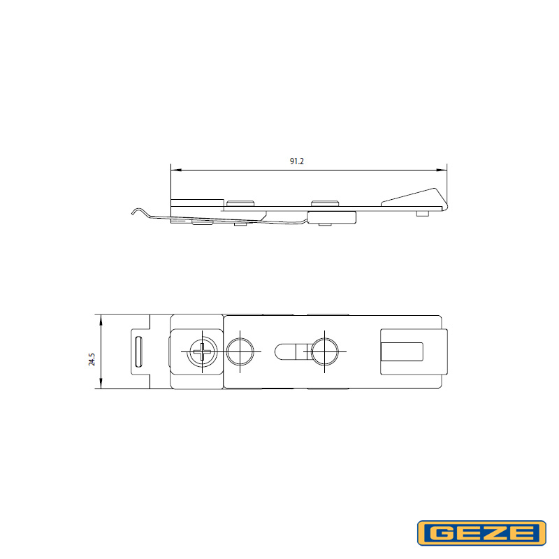 Mechanische Feststellung für GEZE TS3000 / TS5000