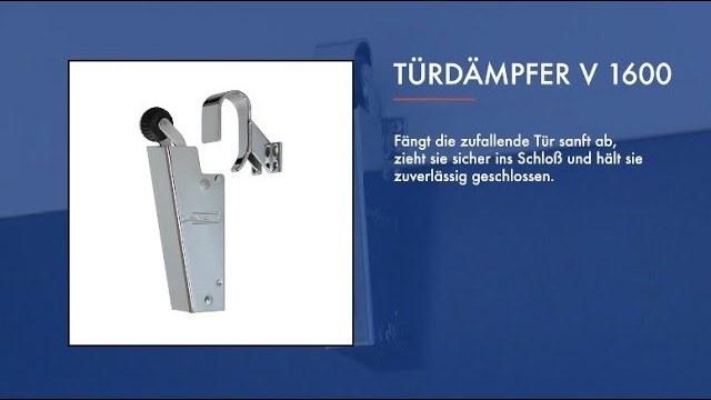 Video: Türdämpfer V 1600 gegen knallende Türen