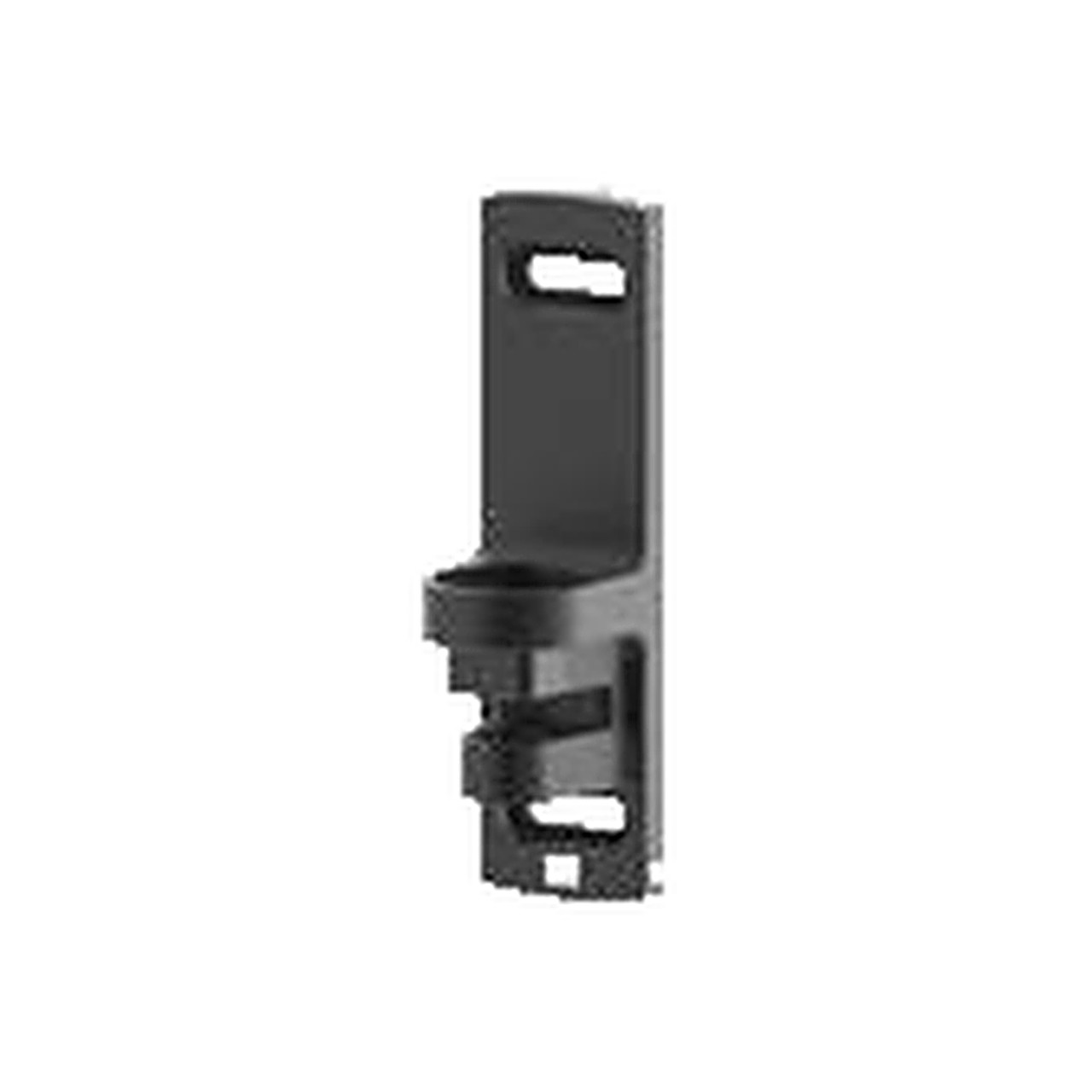 STUV VARIOFLEX2 Scharnierbock aus Zink-Druckguss, schwarz pulverbeschichtet RAL 9005, mit Langloch und Aufnahme für den Steiger