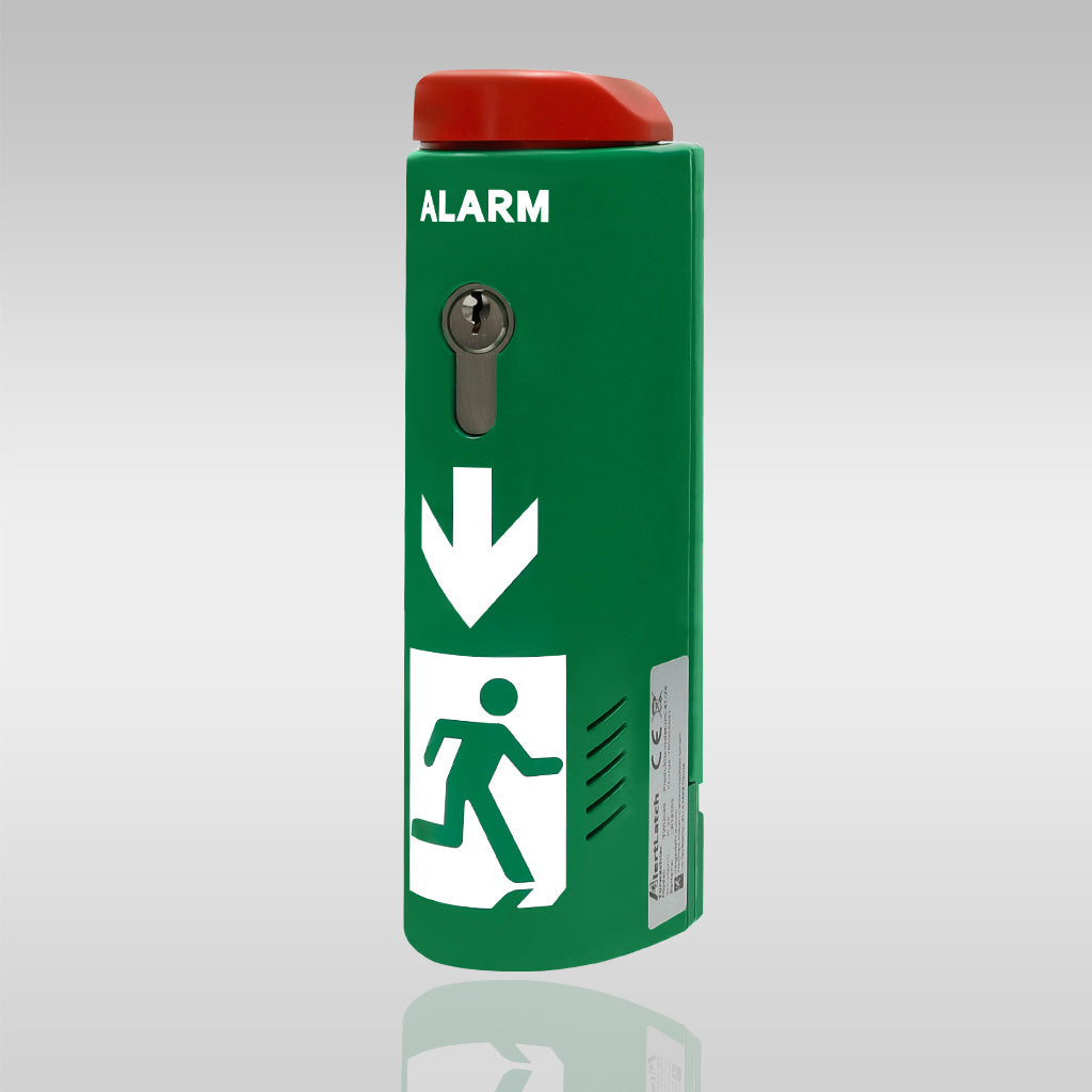 AlertLatch Einhand-Türwächter mit Voralarm Einzelschließzylinder