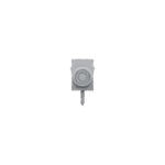 KWS 1082 Türfeststeller - 50 mm Hub - silber lackiert