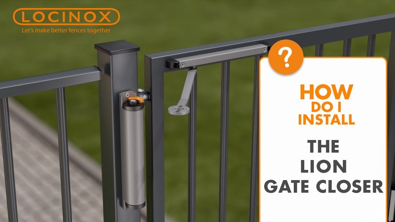 Lion Hydraulic Gate Closer: Locinox Installation Video