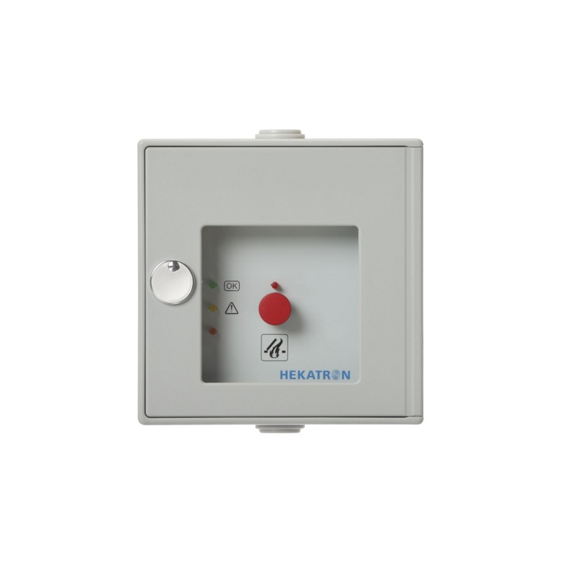Hekatron DKT 02 gr - Handauslösung grau – Bild 1