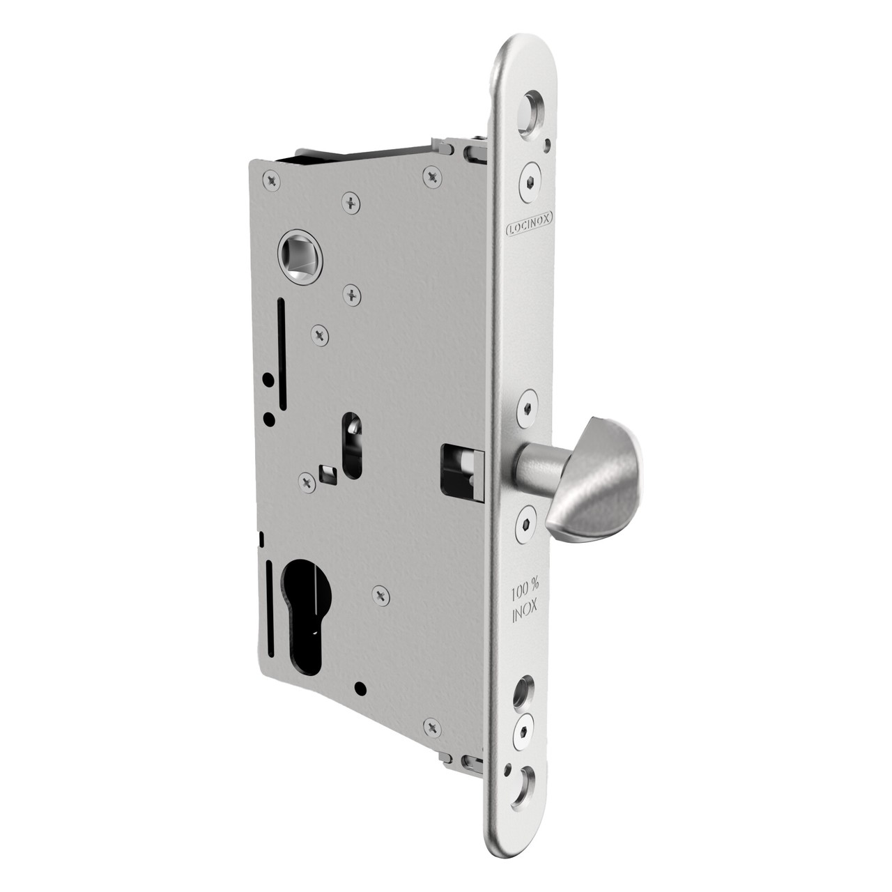 Locinox EIGHTYLOCK-S Einsteckschloss für Schiebetore mit 60 mm Dornmaß