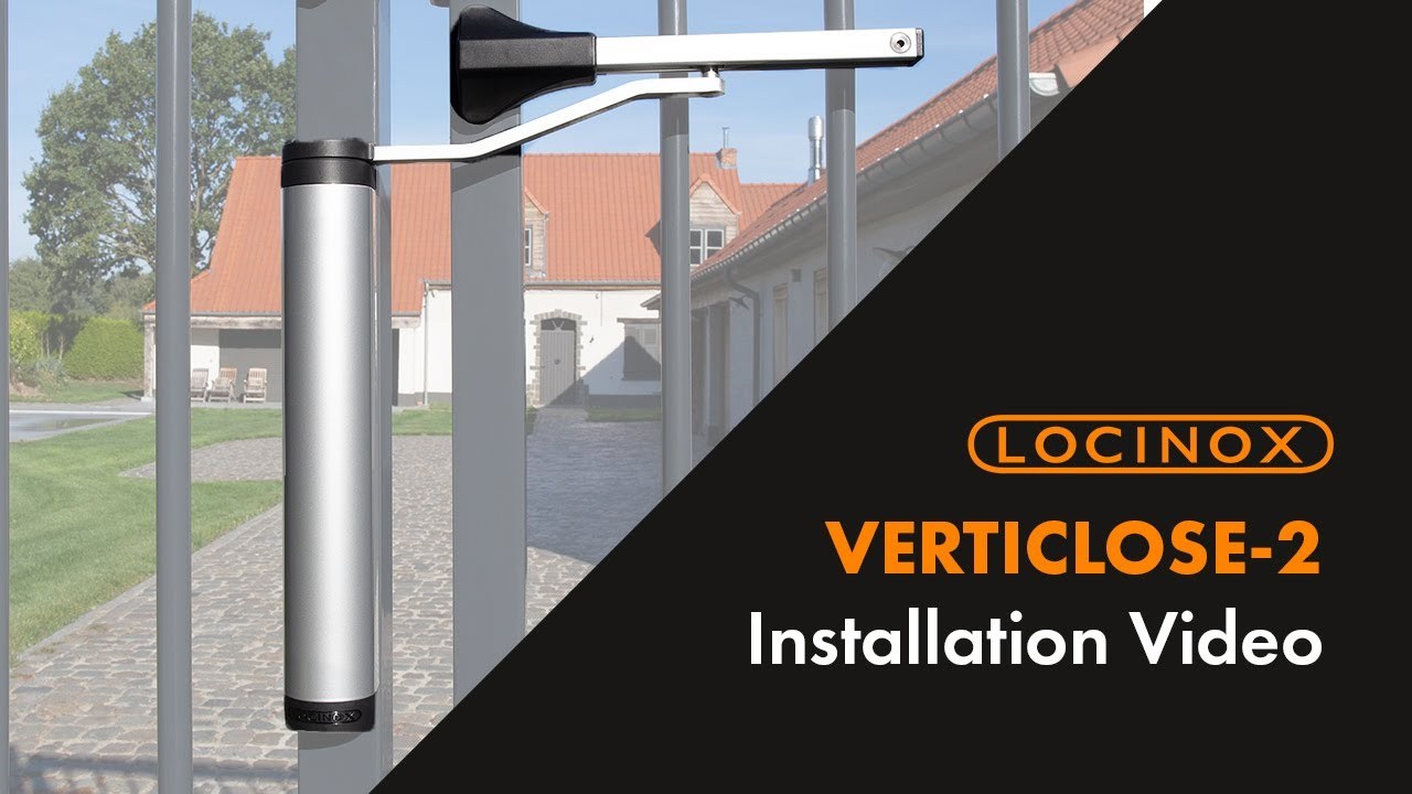 Verticlose-2 Hydraulic Gate Closer - Locinox Installation Video