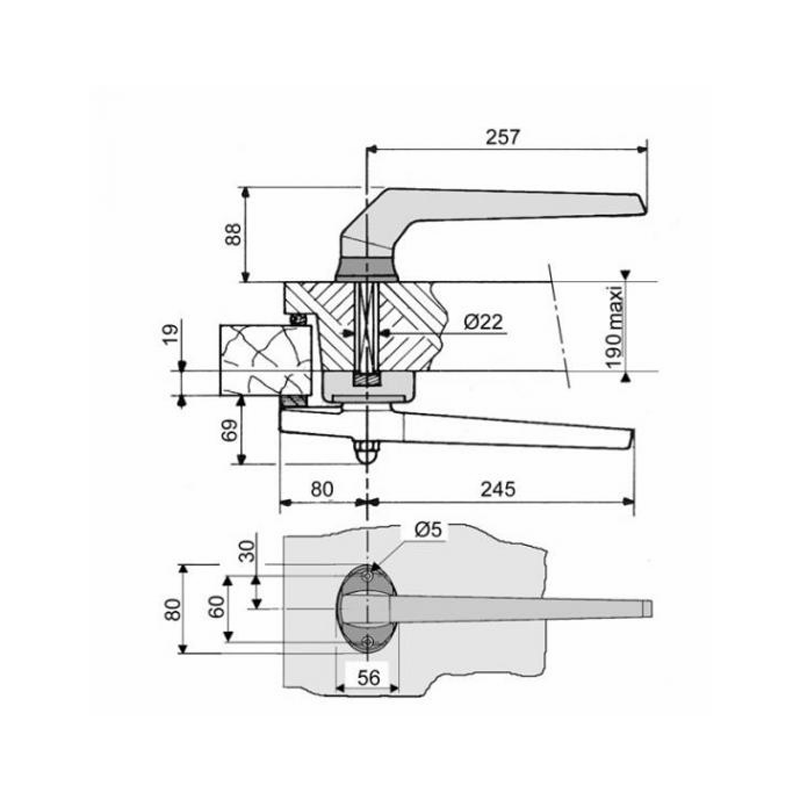 Fermod 219 Basquillverschluss