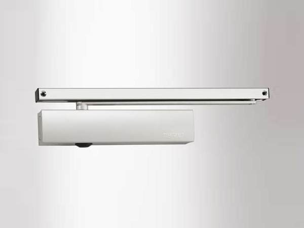 Amortisseur De Porte Universel Dictator V 1600 – Force 50 N – Réglable – Chromé Brillant – Pour Portes Standard Et Coupe-feu