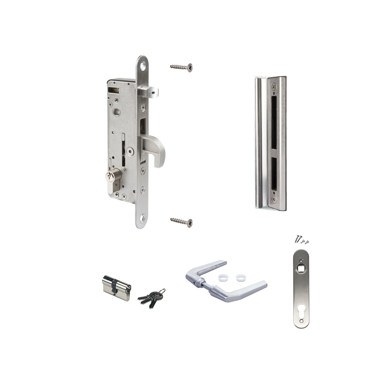 Locinox H-Metal - Einsteckschloss komplett-Set