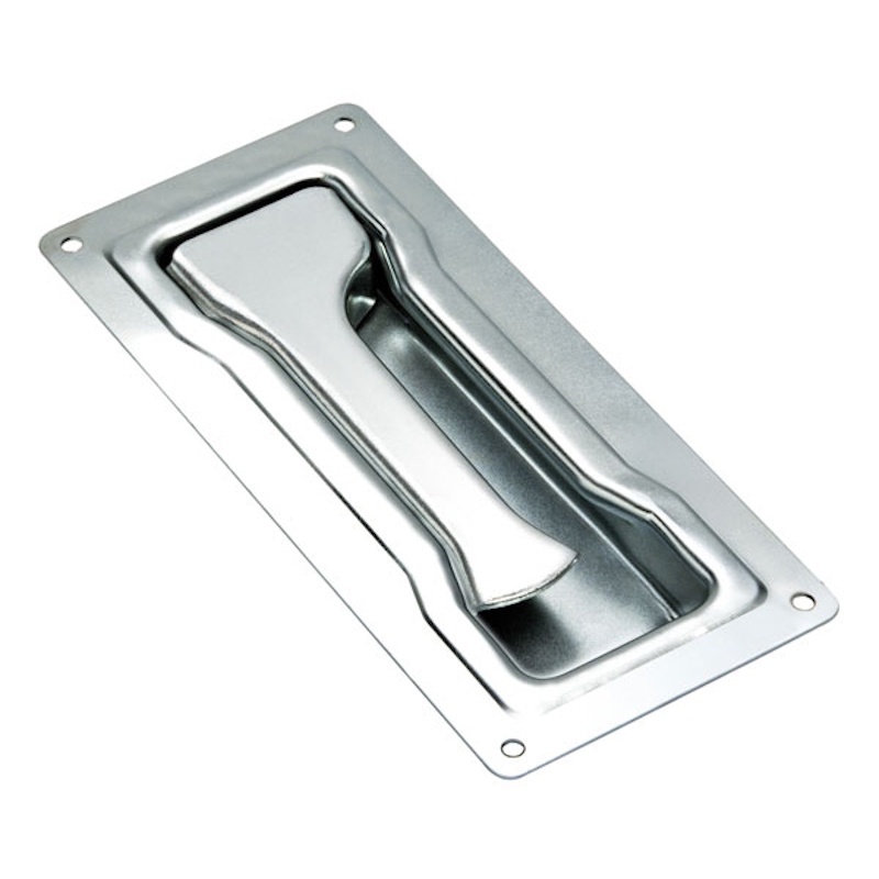 Muschelgriff mit Schwenkhebel, 90 x 200 mm