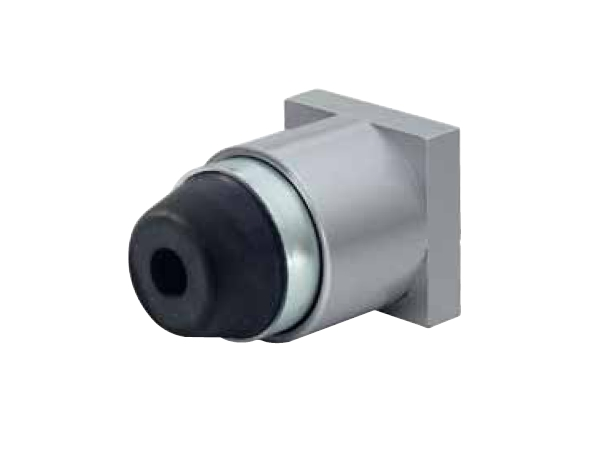KWS 2020 02 Türstopper, silberfarbig einbrennlackiert